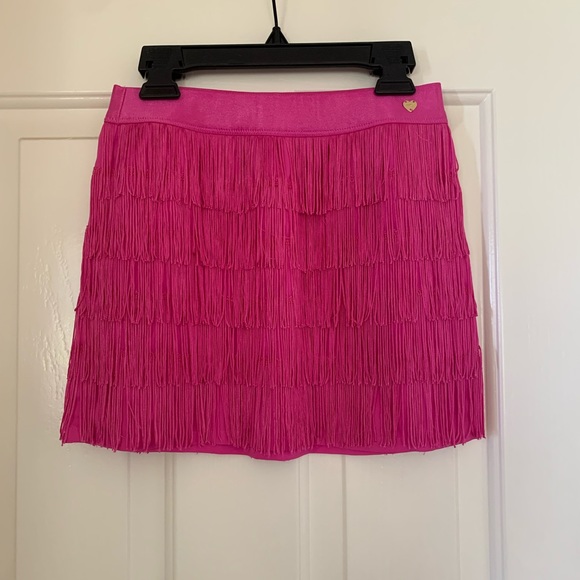Juicy Couture Girls Fringe mini Skirt 8/10 - Picture 5 of 5